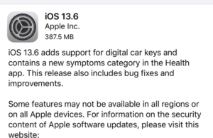 iOS 13.6. Here is all to expect