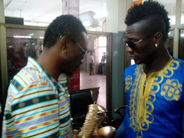 Asamoah Gyan and Baffour Gyan Asamoah Gyan and Baffour Gyan