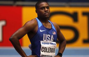 Christian Coleman banned Christian Coleman