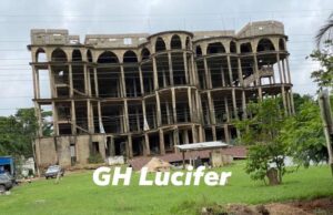 State of Akyem Batabi Church building before it collapsed Church building collapse at Akyem Batabi