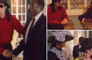Michael Jackson meets with Robert Mugabe
