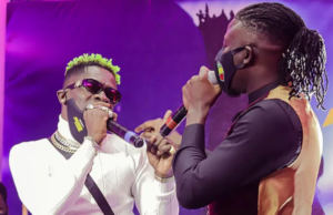 Shatta on clash with Stonebwoy Shatta Wale and Stonebwoy during Asaase Sound Clash
