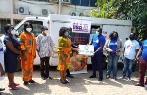 50 cartons of poultry donated to Covid-19 frontline health workers and patients by USAPEEC The United States of America (USA) Poultry and Egg Export Council has donated 50 cartons of poultry products to COVID-19 frontline health workers and patients
