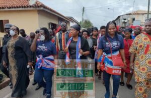 Late Hayford’s wife marched to file nomination at EC’s office