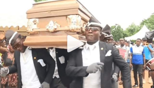 Viral Ghanaian dancing pallbearers Viral Ghanaian dancing pallbearers