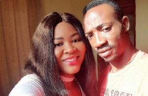 Oboy Salinko shows off his wife