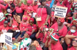 Hannah Bissiw leads NDC women to hit Kumasi streets over ‘rigged’ election results