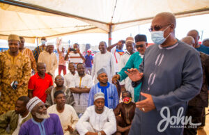 Mahama, NDC bigwigs storm Ablekuma Central