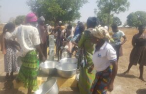 Gbalaamuni residents get borehole