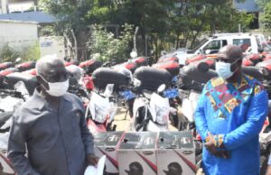 Senior Minister presents vehicles to Births and Deaths registry
