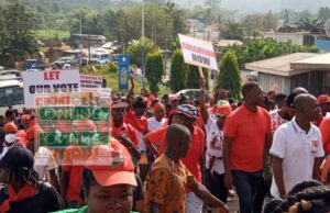 Heavy security as Sefwi Wiaso NDC protests again!