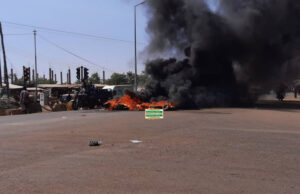 Stop burning tyres, destroying property