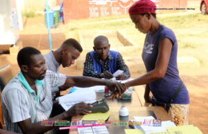 Confusion as NDC supporters stop EC officers from retrieving biometric devices