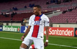 Mbappe scores hat-trick as PSG thump Barcelona