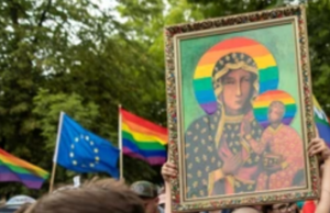 LGBTQ activists who put rainbow halo on Virgin Mary narrowly avoid jail