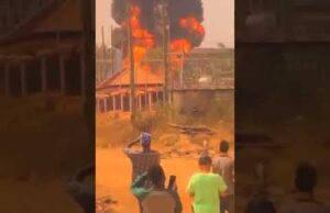 FUEL TANKER CATCHES FIRE AT KAASE IN KUMASI