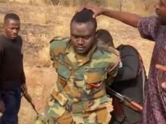 SOLDIER ARRESTED ALONGSIDE ARMED ROBBERS