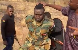 SOLDIER ARRESTED ALONGSIDE ARMED ROBBERS